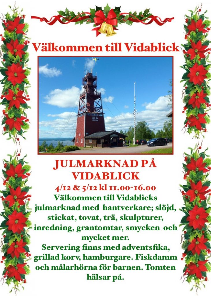 Julmarknad på Vidablick Allt om Leksand